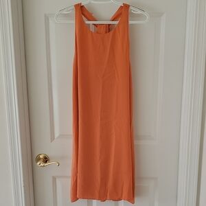 Alice + Olivia Elegant Orange Sleeveless Dress Size L